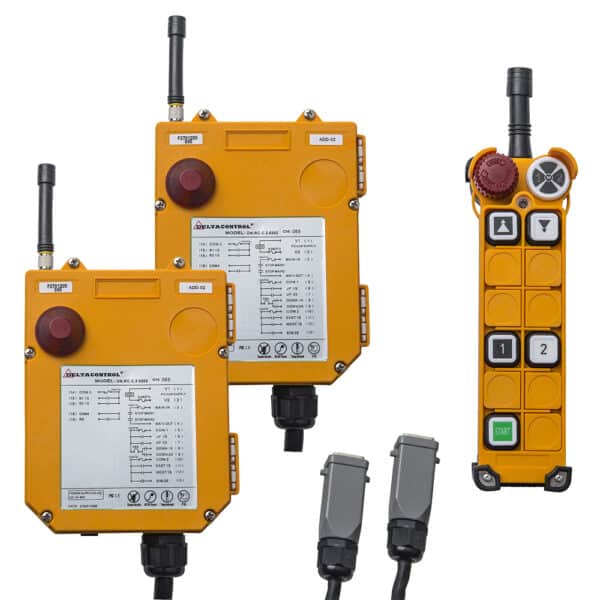 DELTACONTROL Centrale radiografische bediening voor 2 of 4 DTS takels