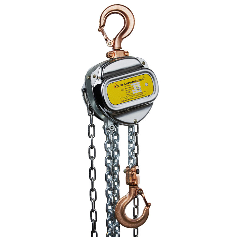 [DC.0.06300910] DELTA SPARKLESS - Vonkvrije handkettingtakel - 0,9 ton - ATEX Zone 1