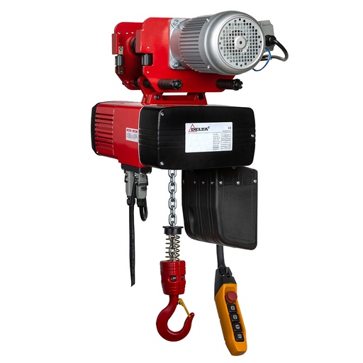 DELTA Elektrische kettingtakel met elektrische loopkat DED - 400V - 0,25 ton