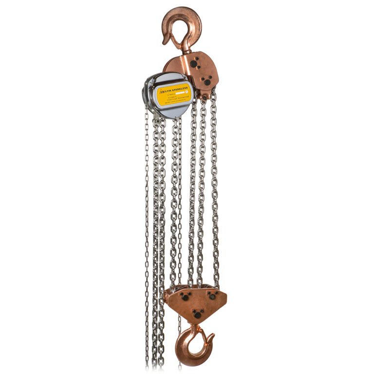 [DC.0.06510003] DELTA SPARKLESS - Vonkvrije handkettingtakel - 10 ton - ATEX Zone 1