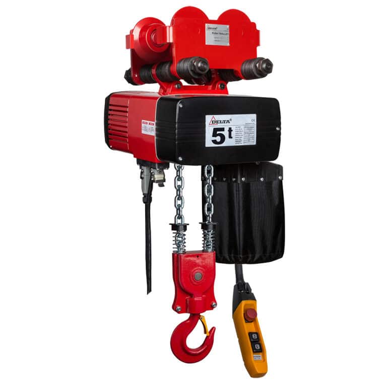 DELTA Elektrische kettingtakel met duwloopkat DEY - 400V - 5 ton